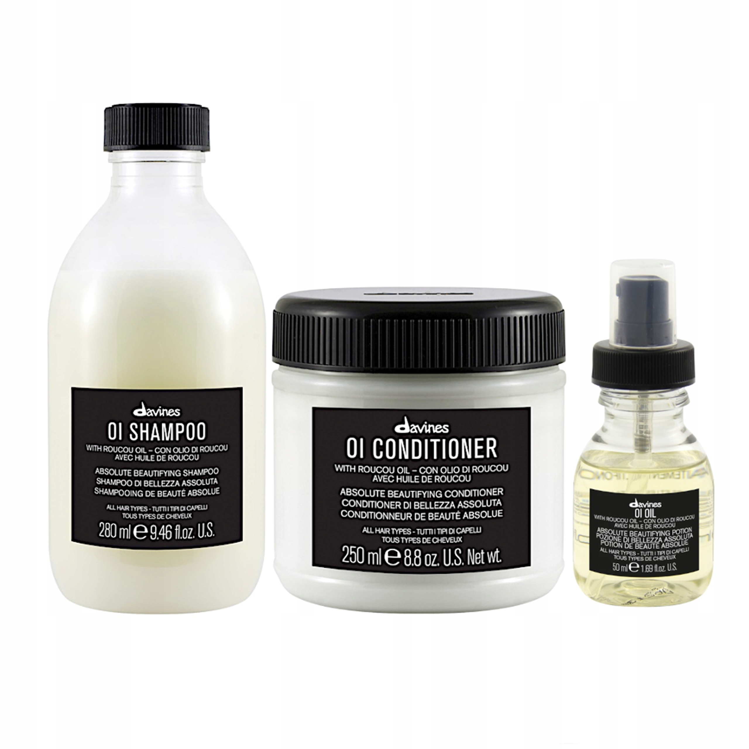 Davines Oi Oil Šampon Kondicionér S Vyživujícím Hydratačním Olejem Na Vlasy