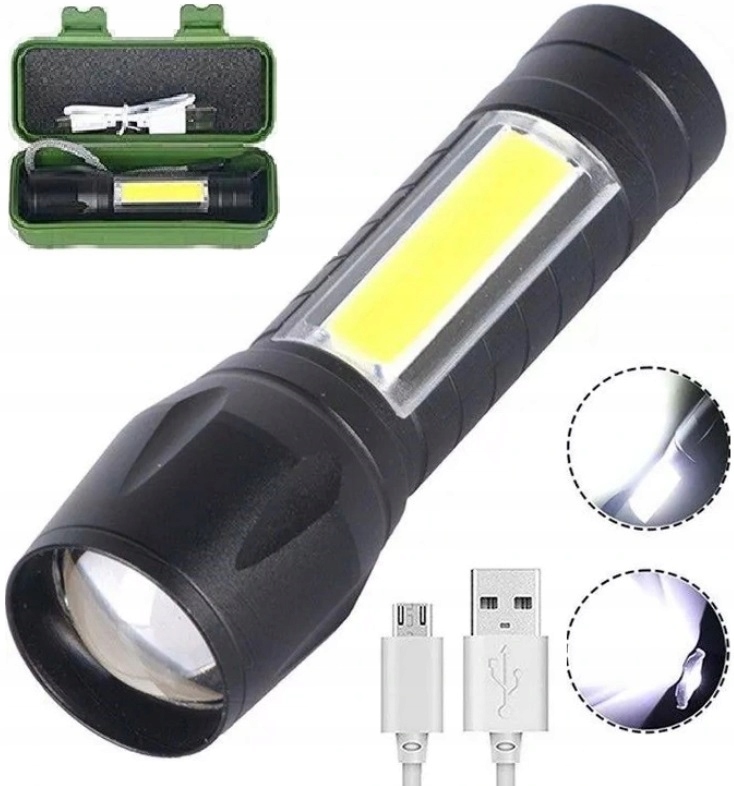 LATARKA KIESZONKOWA MINI SZPERACZ XPE+COB WODOODP.