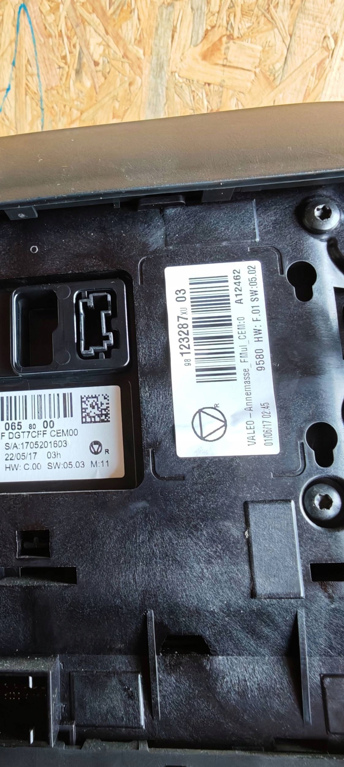 display Citroen C3 9812006580