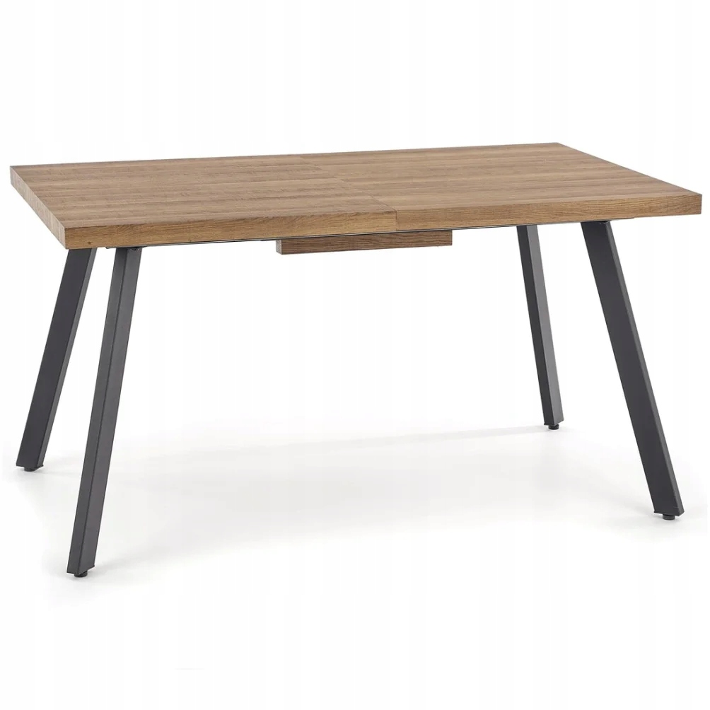 Industrialny Stół Rozkładany 140 BERLIN Orzechowy Szerokość mebla 140 cm