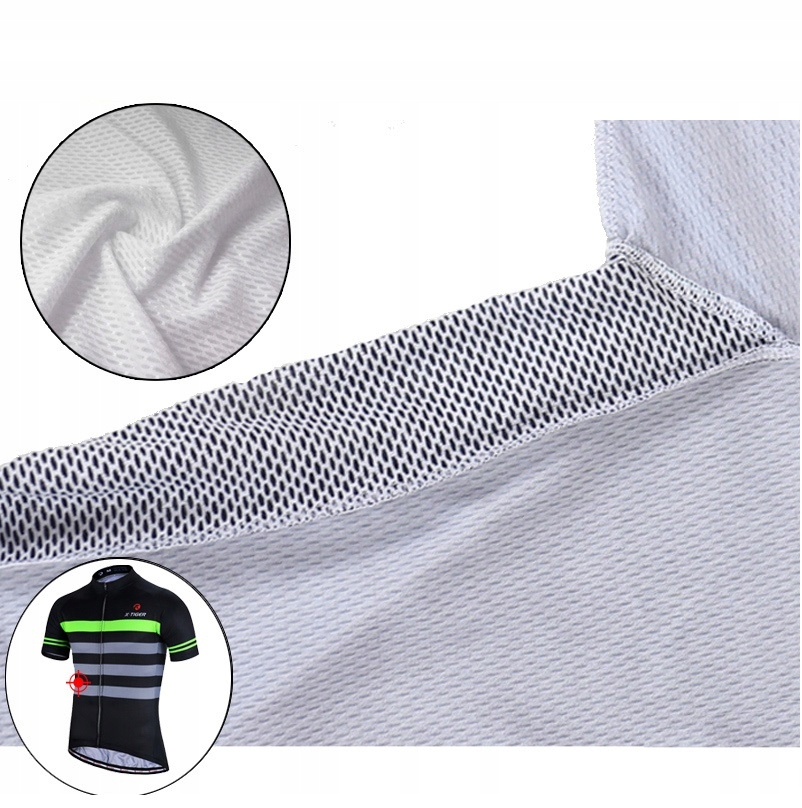 MĘSKA KOSZULKA ROWEROWA KOLARSKA KRÓTKI RĘKAW DOPASOWANA TERMICZNA TERMO M Rozmiar M