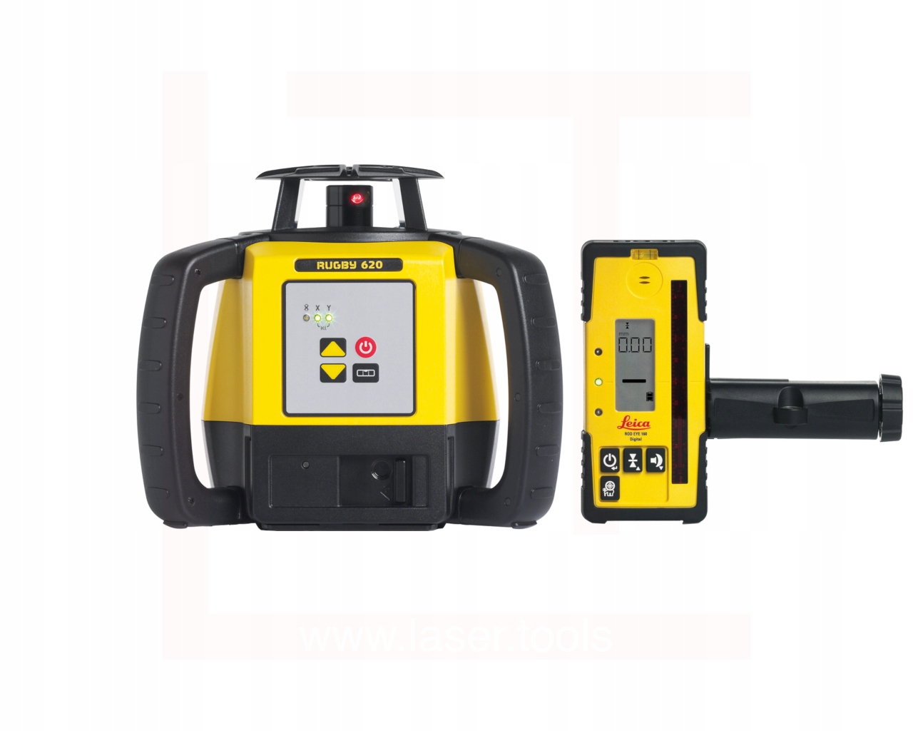 Niwelator Laserowy Leica Rugby 620 + Odbiornik Rod Eye 160 Digital EAN (GTIN) 7640110694749