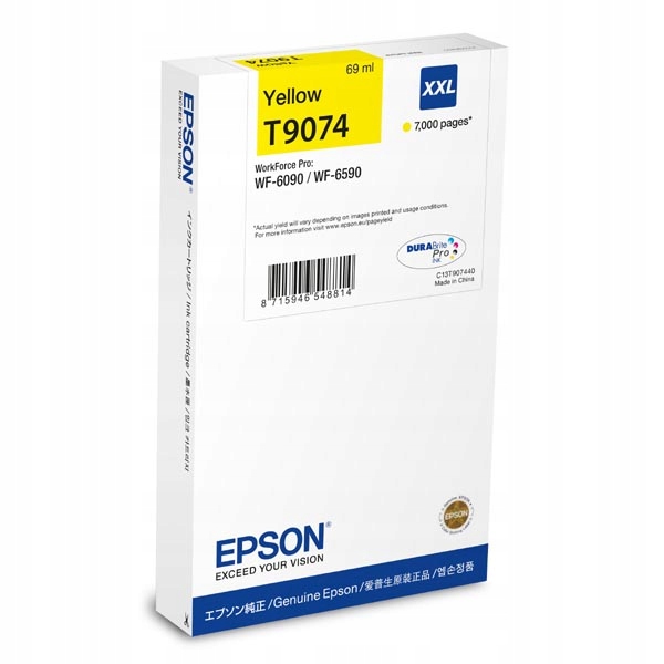 Atrament Epson T9074 žltý (yellow) C13T907440