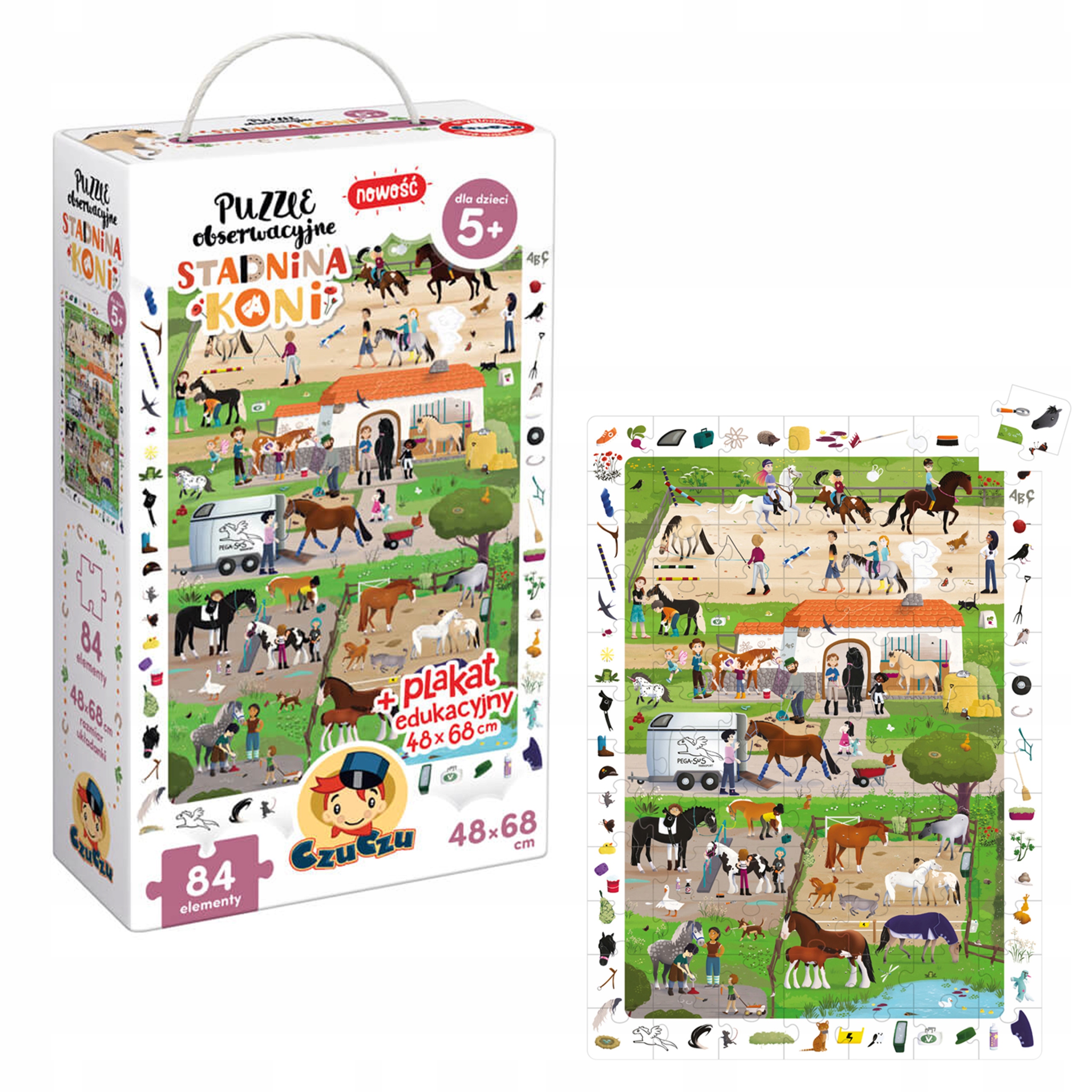 

Czu Czu Obserwacyjne Puzzle Stadnina Koni 84el