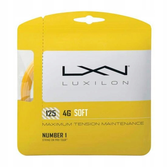 Tenisový výplet Luxilon 4G Soft Gold 1,25 mm 12,2 m