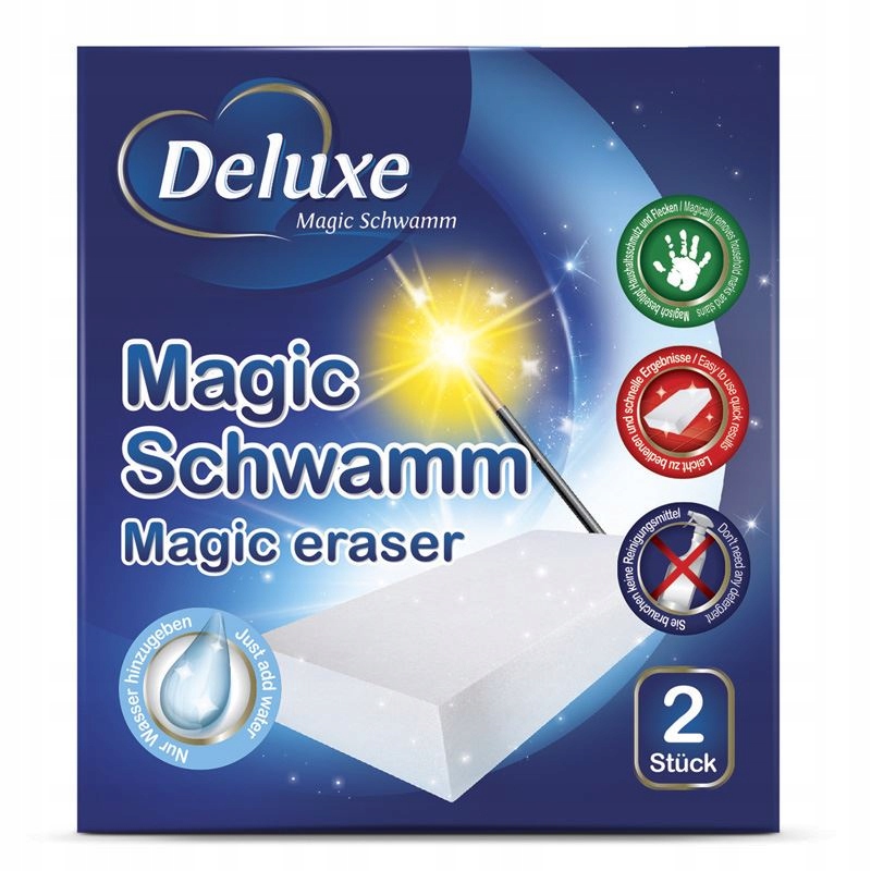 

Deluxe Magic Schwamm 2 sztuki magiczne gąbki De