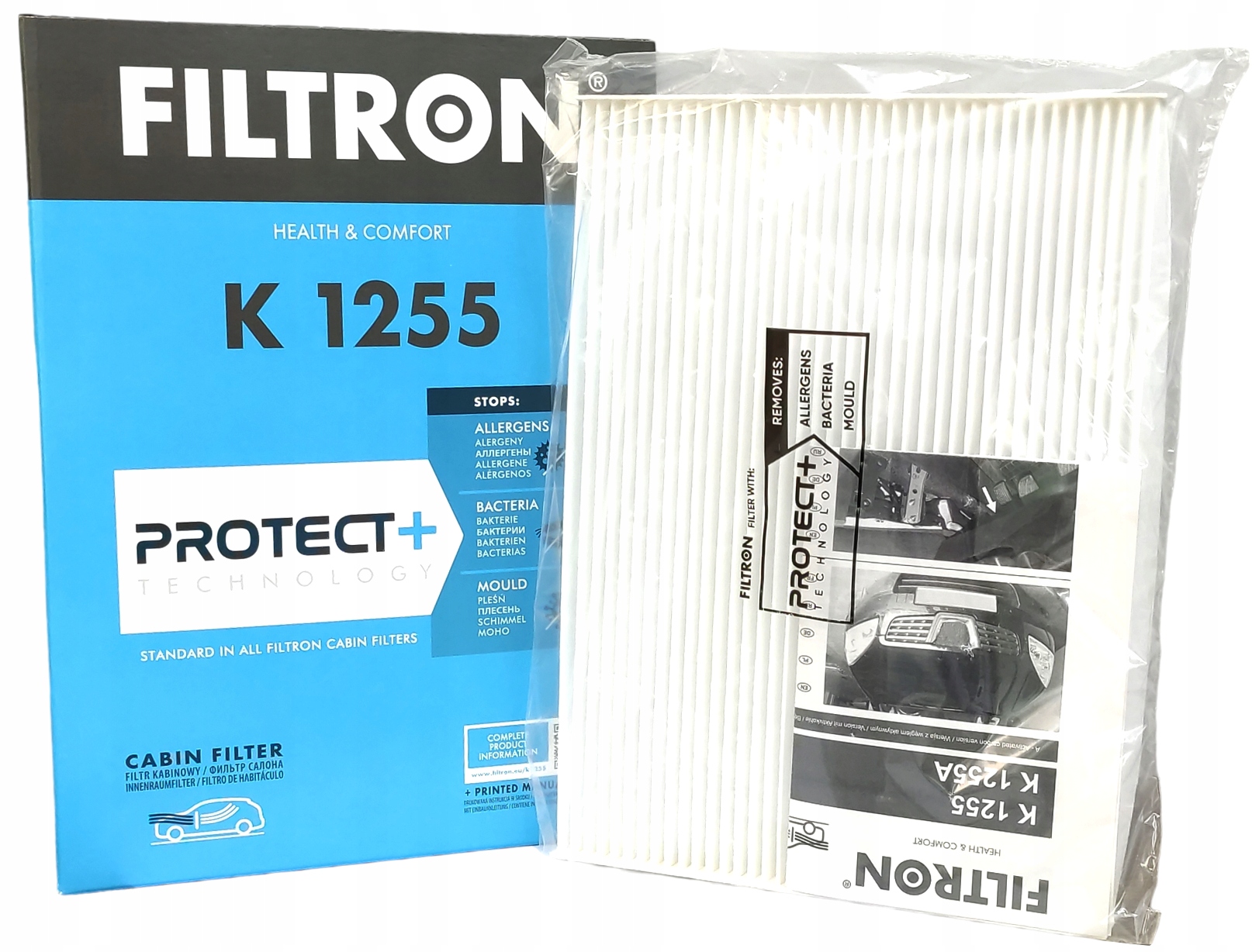 

Filtr kabinowy Filtron K 1255 Qashqai X-trail