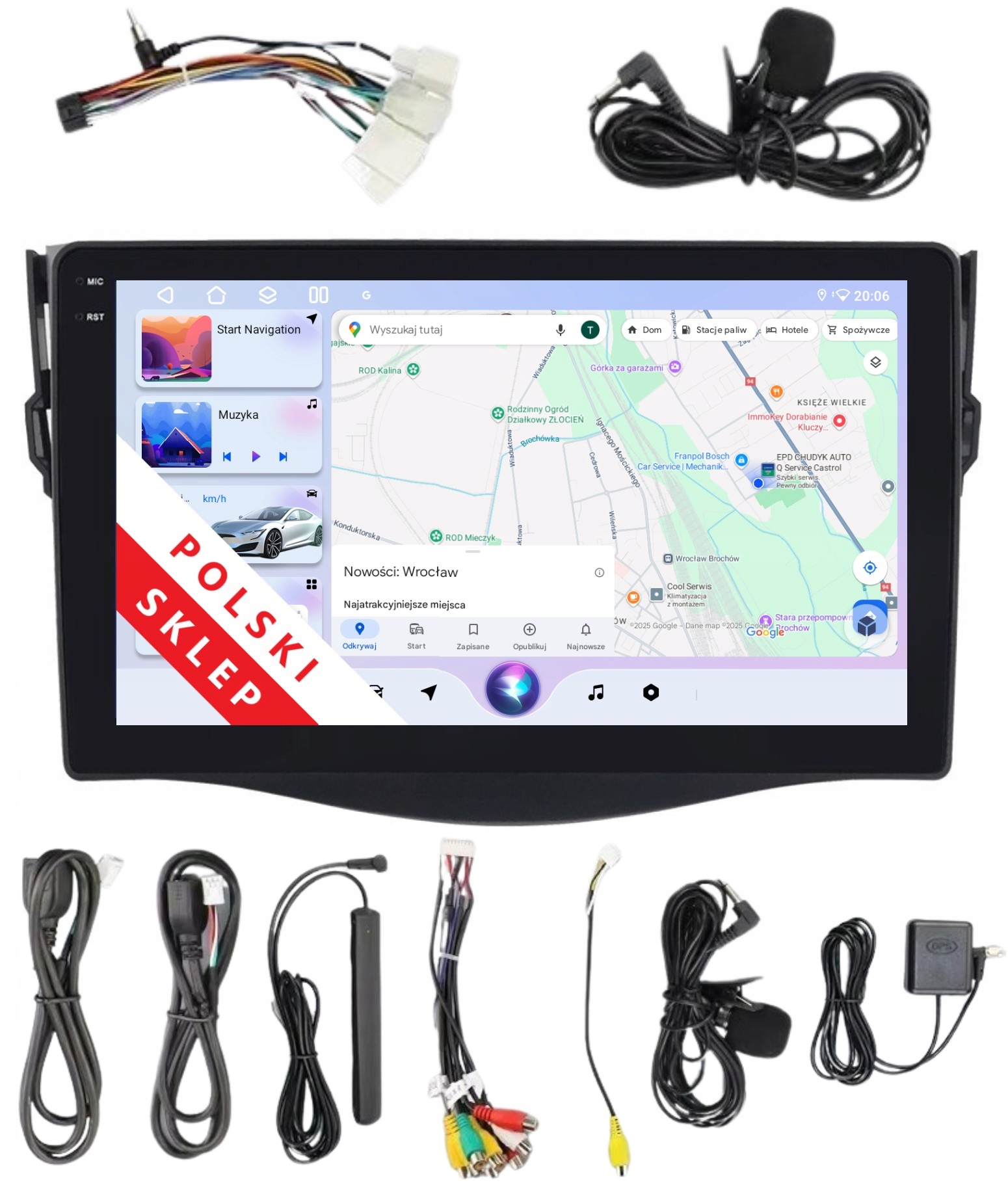 Rádio 2DIN Navigácia Android Toyota RAV4 3 III 4/64 Gb Dsp Carplay Lte