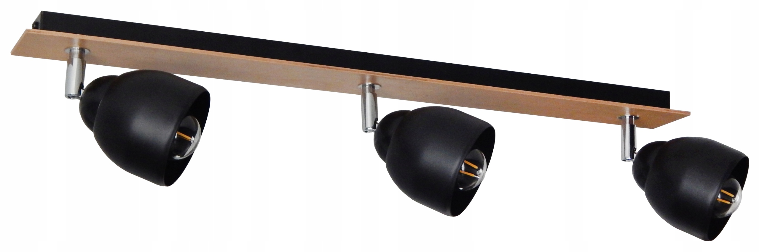 LAMPA PLAFON SUFITOWY 022-3PL LED DREWNO ŁEZKA