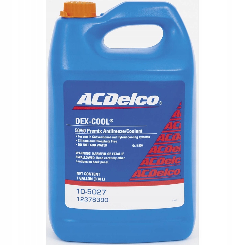 Acdelco Dex-Cool Antifreeze Oranžová Chladicí Kapalina 3,78L Gm