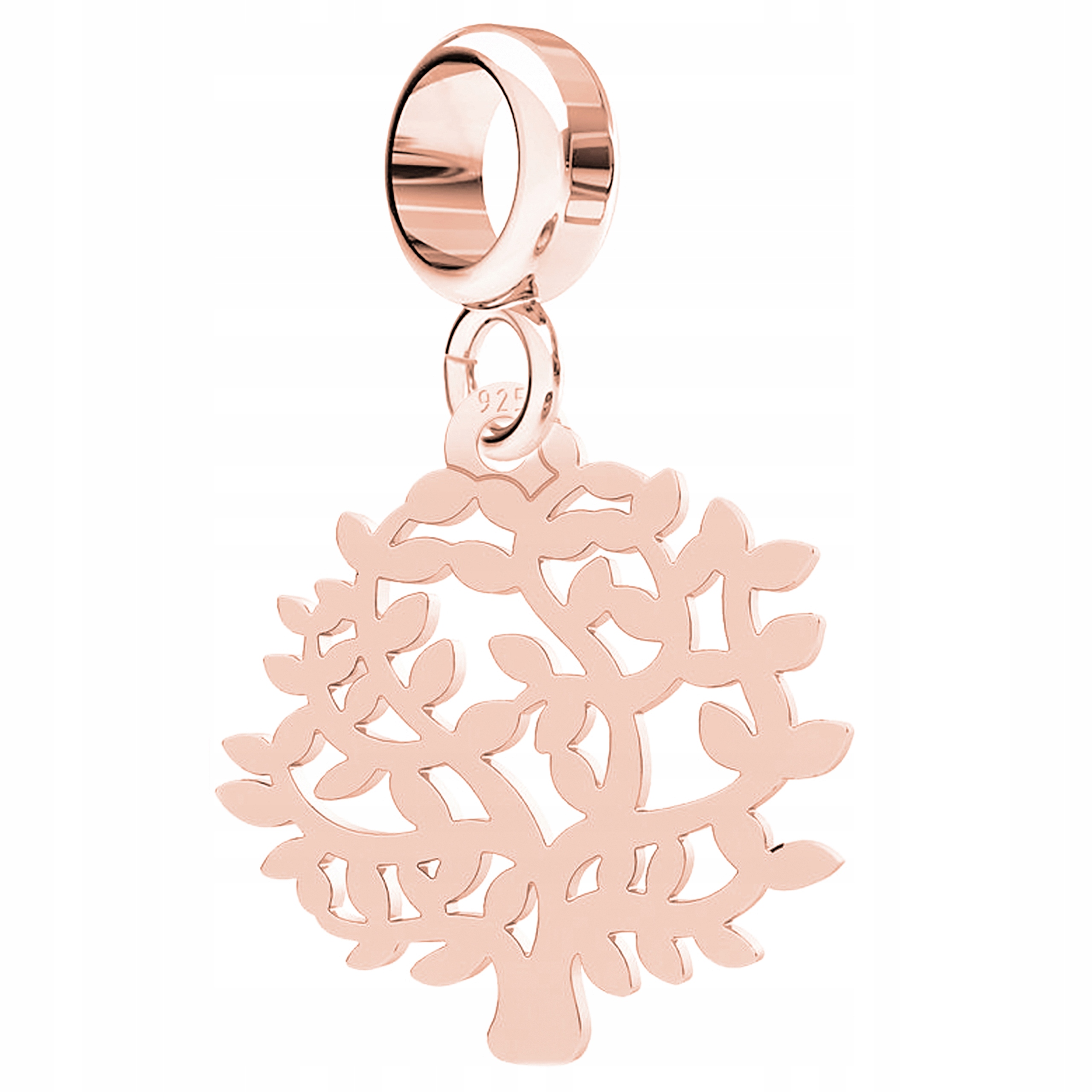Charms Pozlacený s stromkem Ažurový strom Strom života Tree Stříbro 925