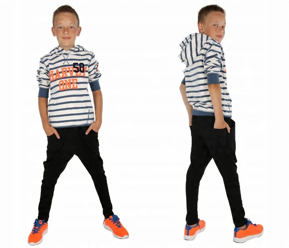 

Ocieplane Baggy Spodnie dresowe 116 Czarny