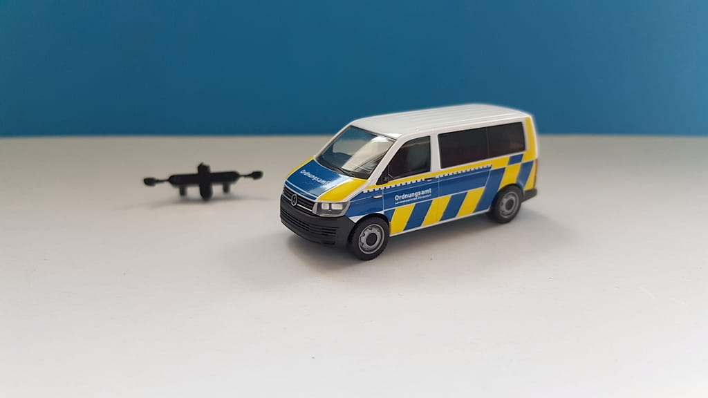 Herpa 094764 Vw T6 Bus Ordnungsamt