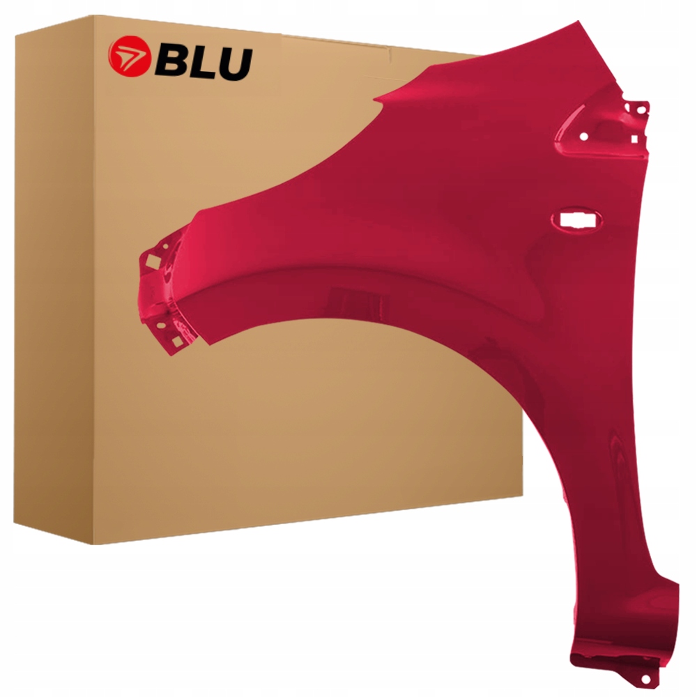 Blu Blatník Peugeot 107 Kjh levý červený 05-14 přední pozink ScarletRot