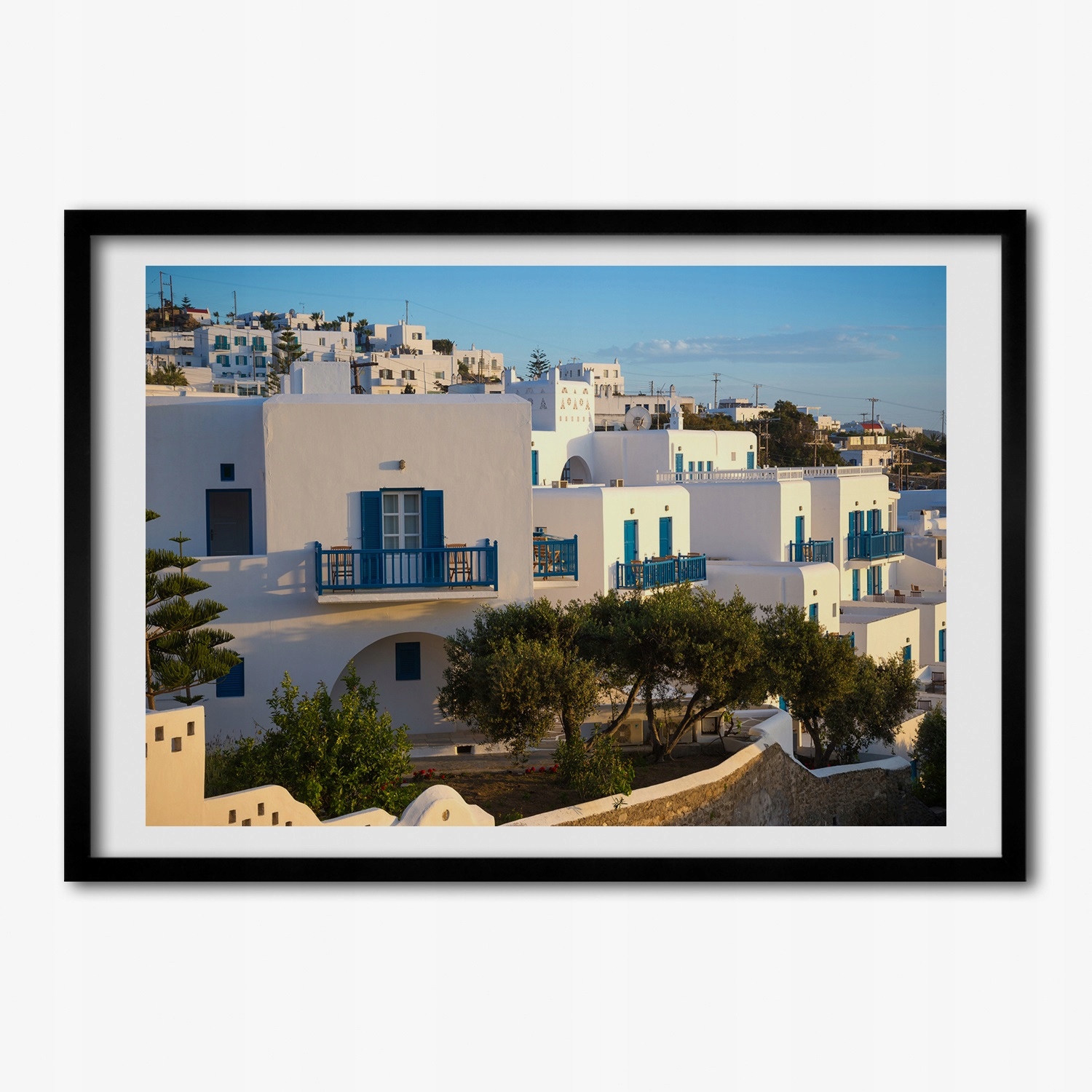 Foto rámeček obraz na zeď Mykonos Řecko 70x50