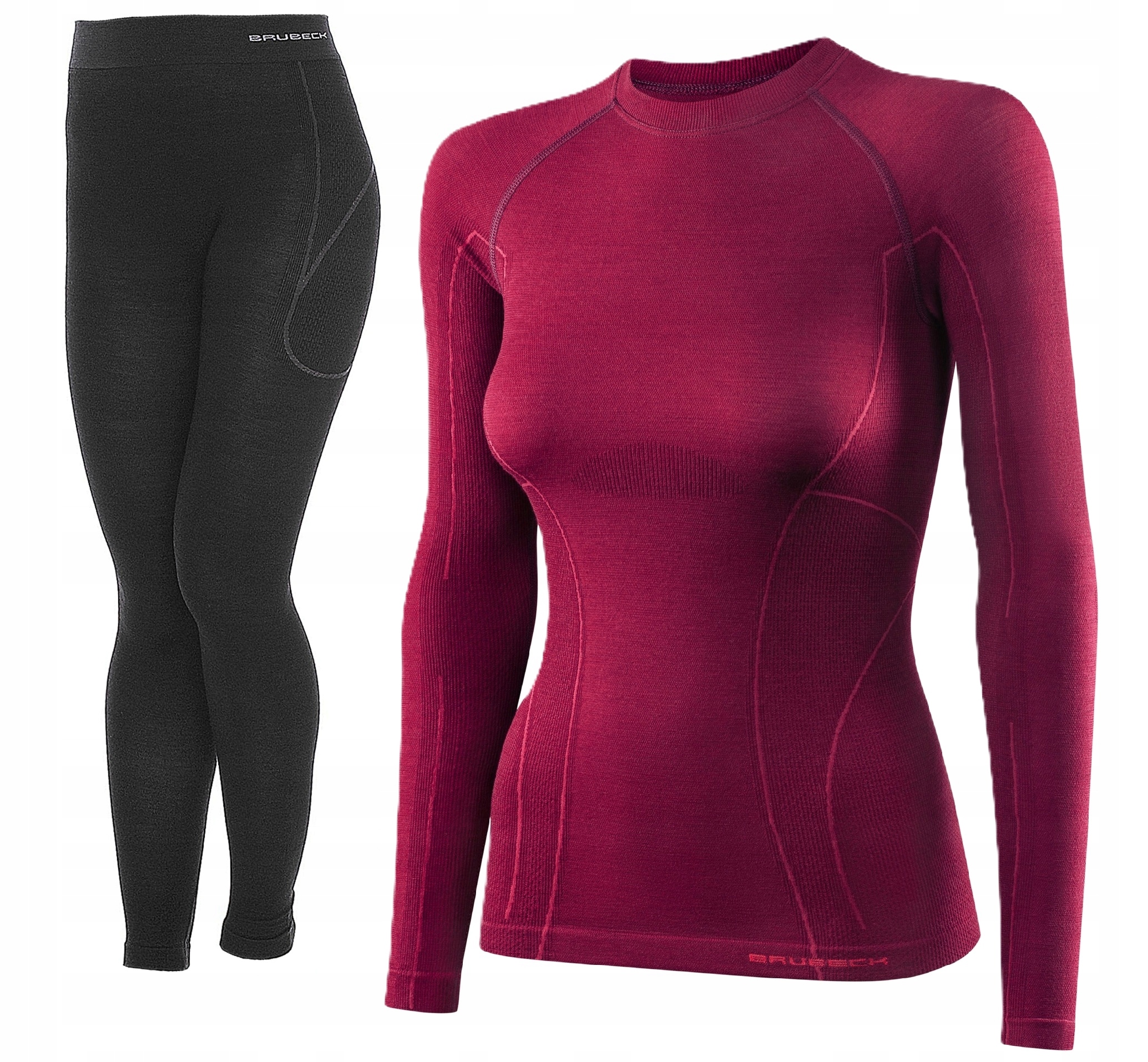 Brubeck Active Wool Bielizna Termoaktywna Z Wełny Merino Zimowa Termiczna