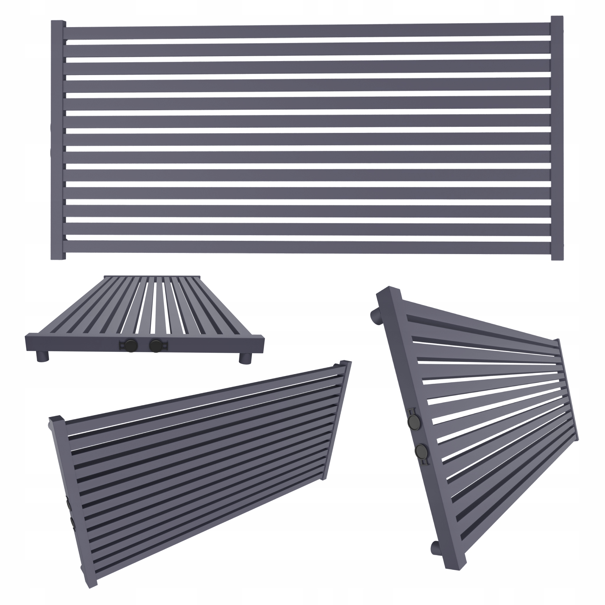 Dekorativní radiátor úrovně Radiator 100x61 Grafitový