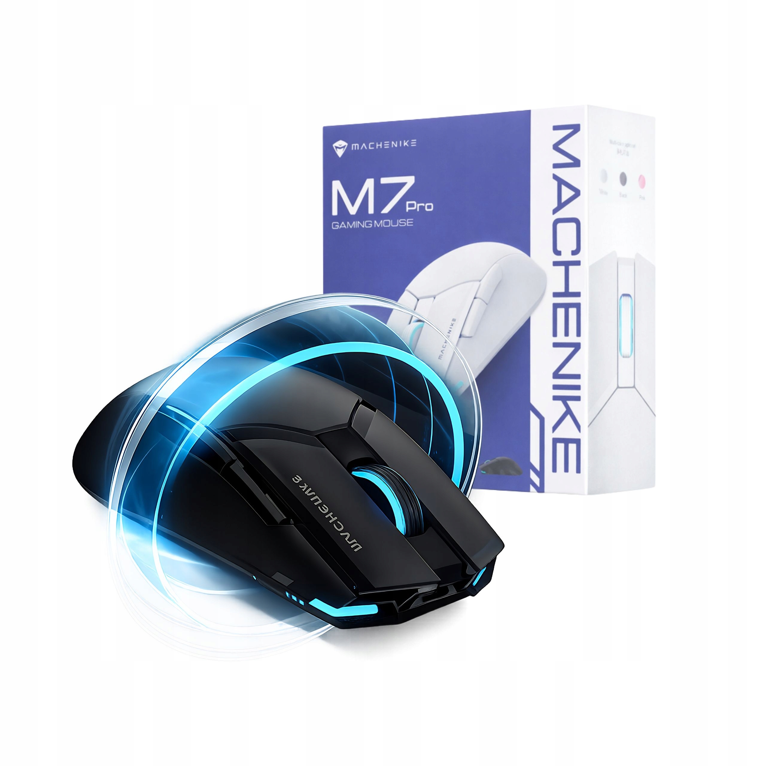 Machenike M7 Pro Myš 26000 Dpi Rgb Černá