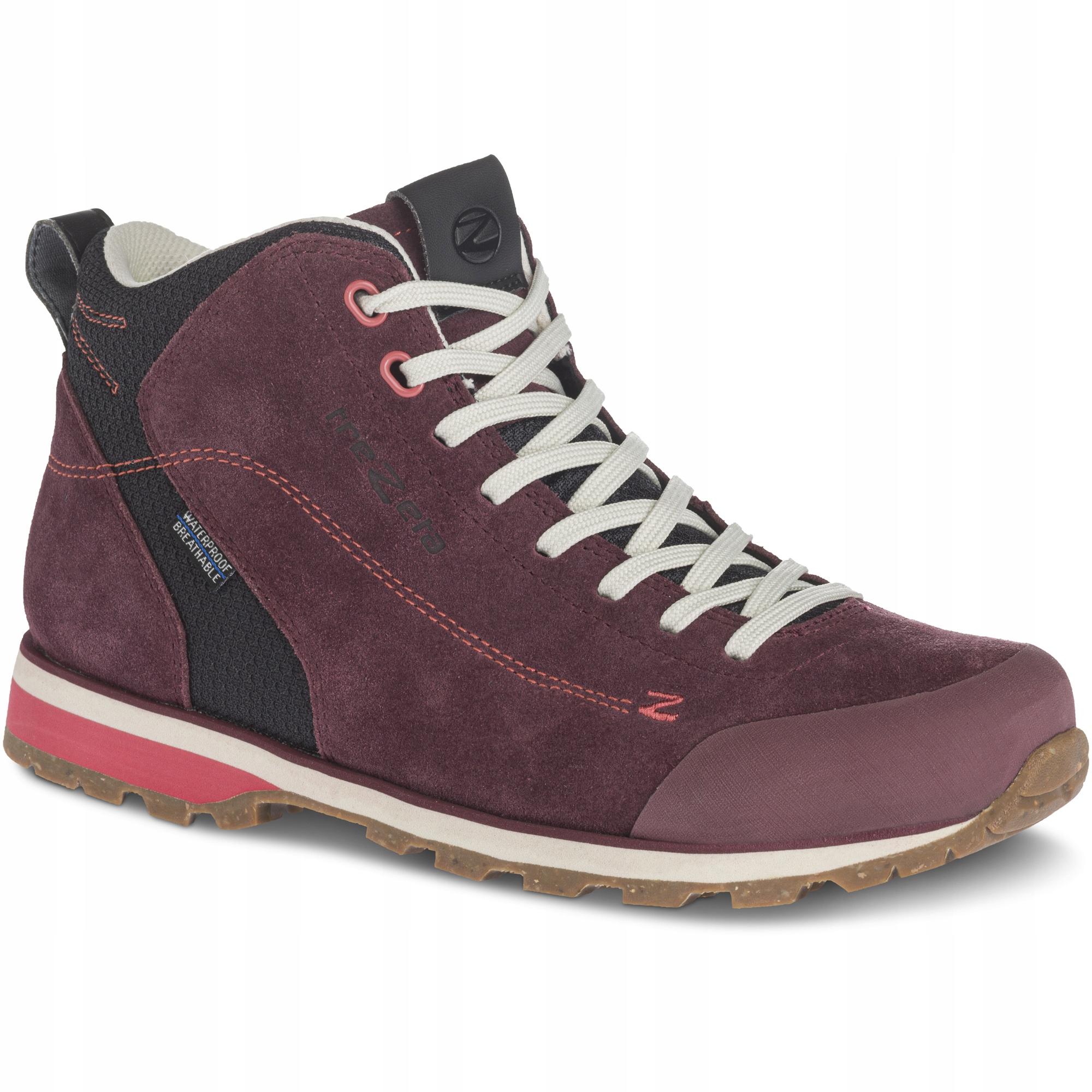 Buty turystyczne damskie Trezeta Zeta MID W's Wp bordowe rozmiar 5