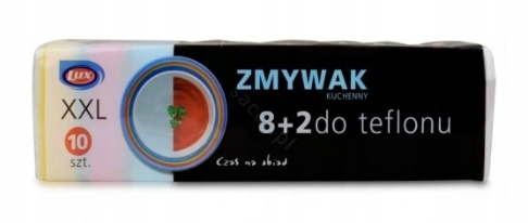 ZMYWAK KUCHENNY GĄBKA DO NACZYŃ MYJKA 10 SZTUK