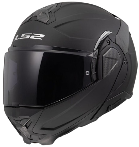 LS2 FF910 Advant II Solid Black Matt Motocyklová Vyklápacia Prilba Čierna Matná