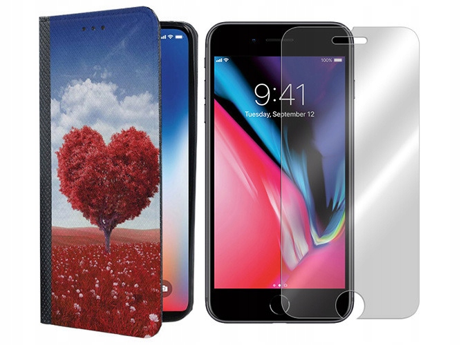 

Etui Do Huawei P30 Lite Pokrowiec Print Szkło 9H