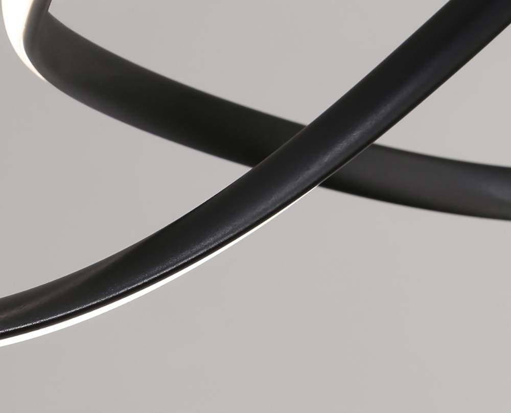 NOWOCZESNA LAMPA WISZĄCA ŻYRANDOL LED 48W PILOT Długość/wysokość 90 cm