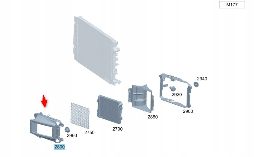 Segment Pro Přívod Vzduchu Mercedes Oe A2055053330