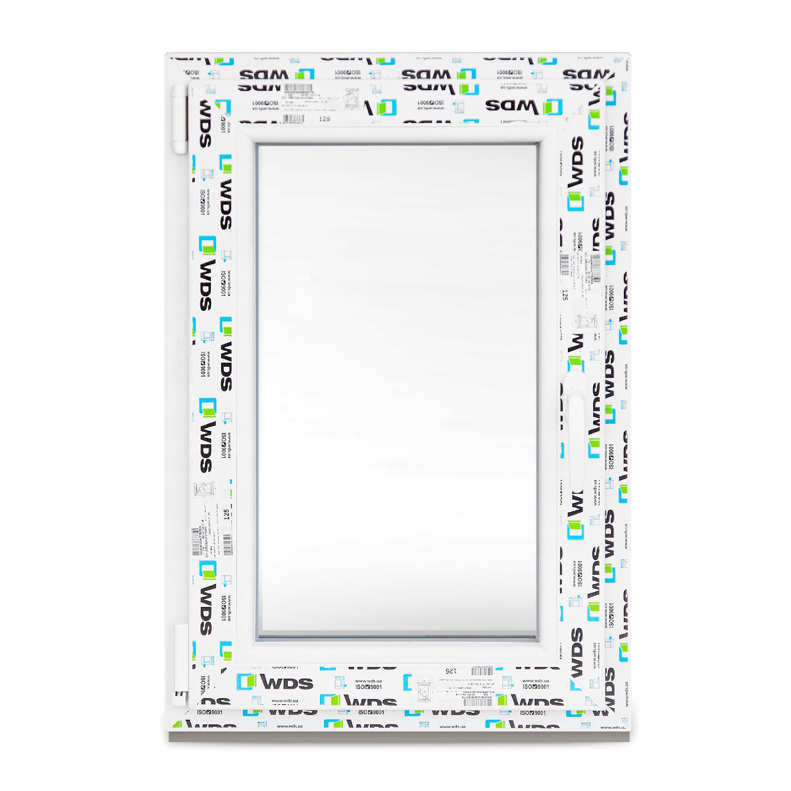 Okno PCV Plastikowe Typowe 2 Szybowe Białe Od Ręki 865 x 1135