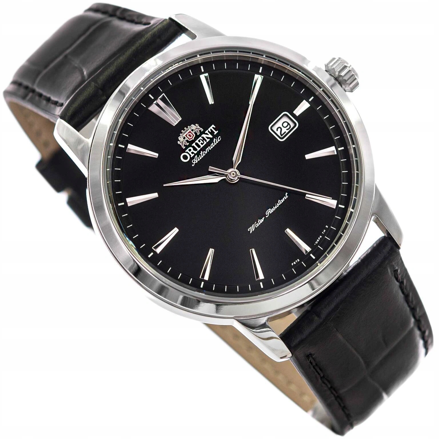 Pánské Hodinky Orient RA-AC0F05B30B Symphony Automatic Černé Na Řemínku Data