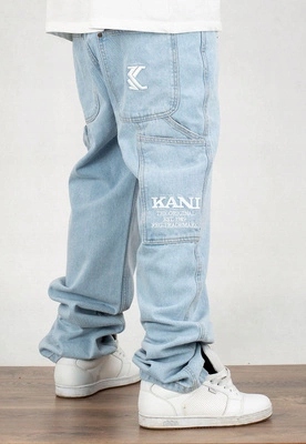 Kalhoty Karl Kani Baggy Workwear Retro 6000502 světle modré