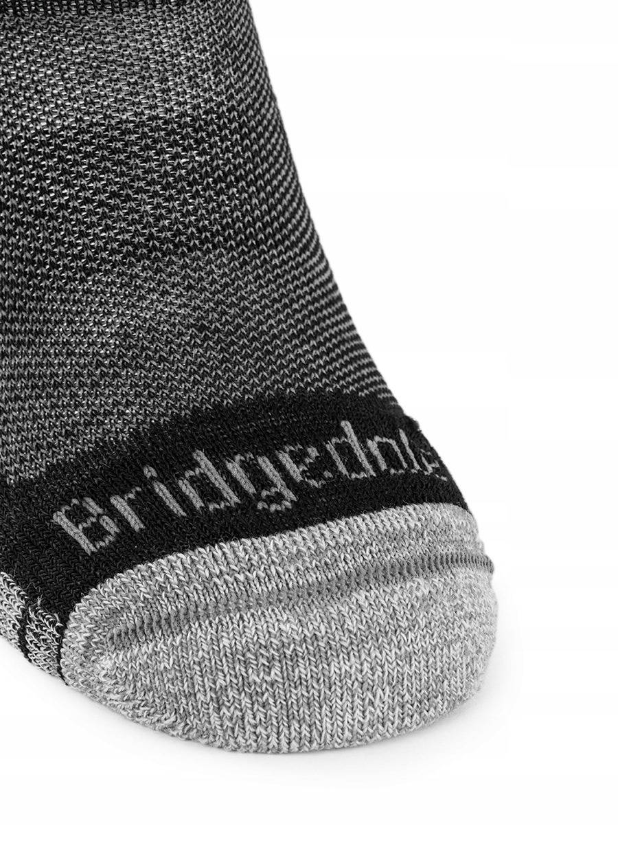 Skarpety turystyczne Bridgedale Hike Lt Merino P 3/4 Crew blk/silver 44-47 Kolor wielokolorowy