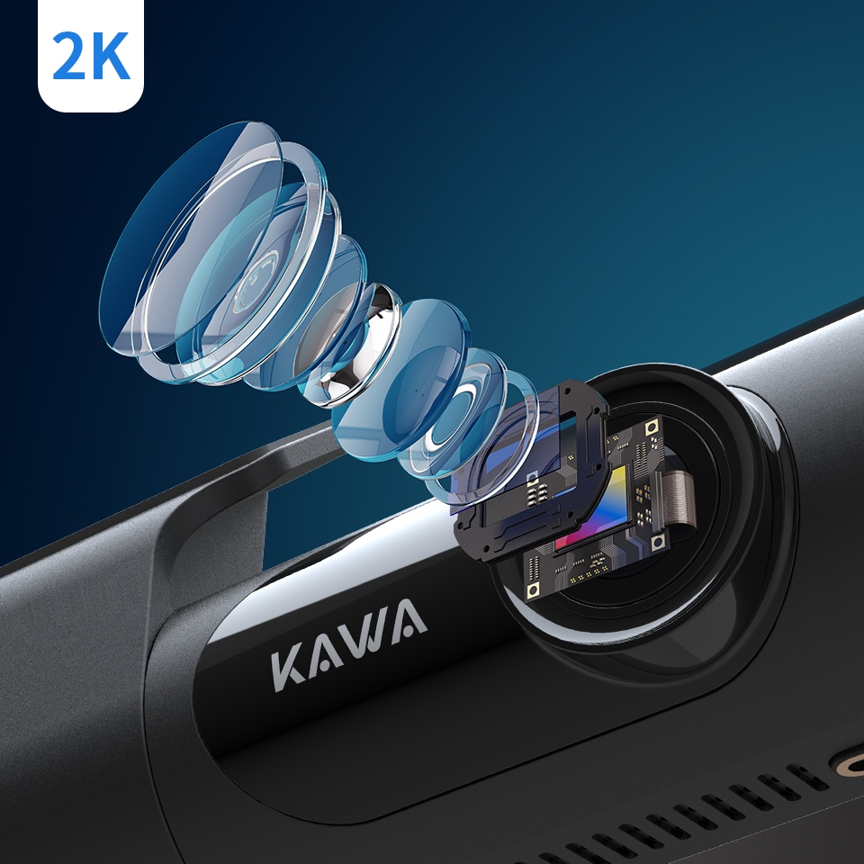 WIDEOREJESTRATOR 2K KAWA D6 1440p KAMERA SAMOCHODOWA QHD + KARTA SD 32GB Model X2S Pro