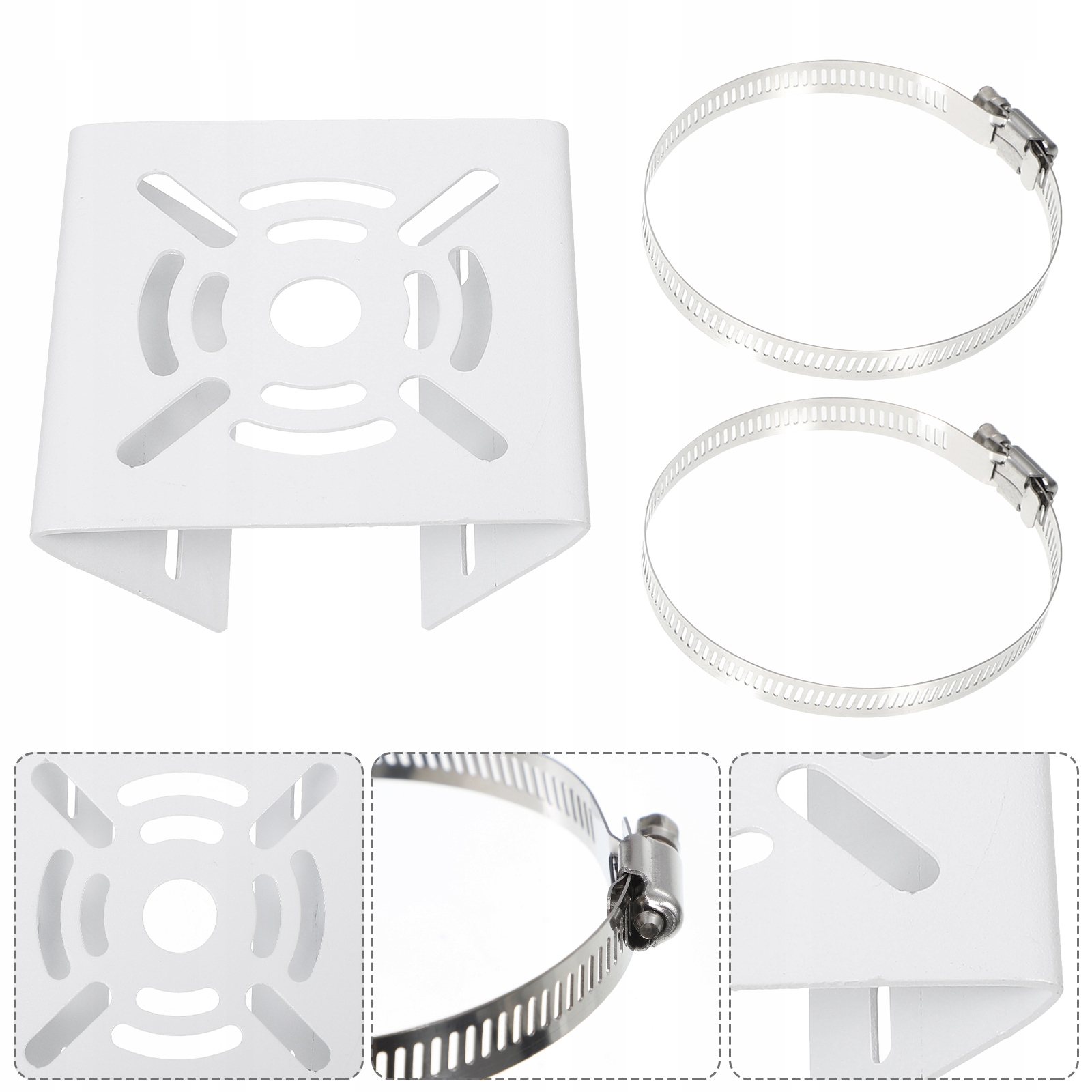 Pudełko podtrzymujące drut, białe Waga produktu z opakowaniem jednostkowym 0.4 kg