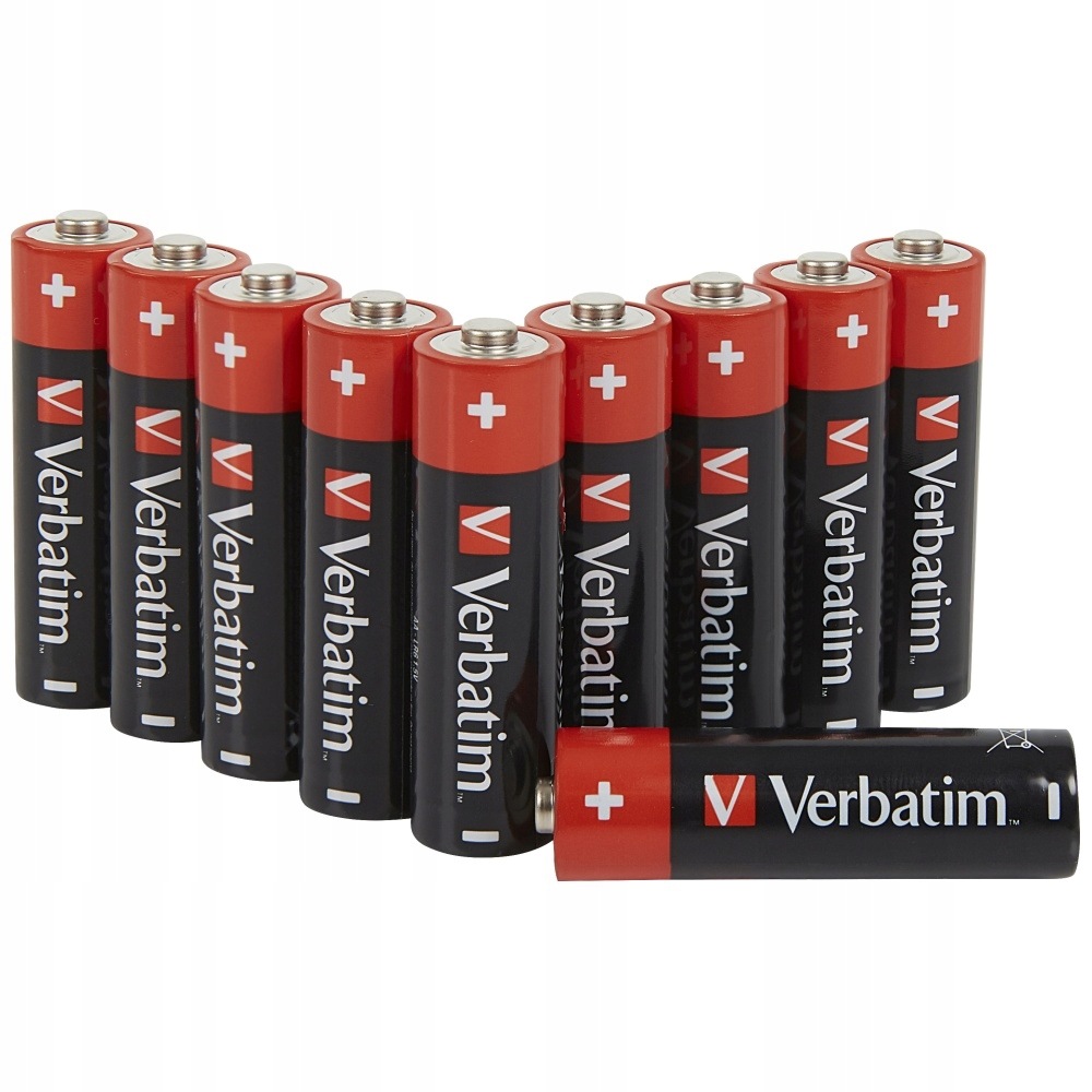 Verbatim Bateria alkaliczna Aa LR6 10szt czarny 49875