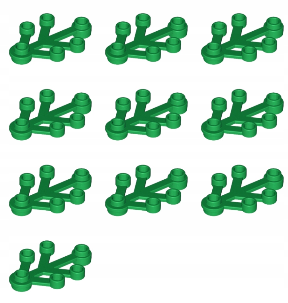 

Lego 2423 Roślina Leaves Green 10szt. Nowe