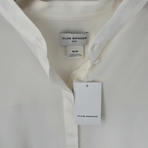 Koszula z jedwabiu Club Monaco XL Materiał dominujący jedwab