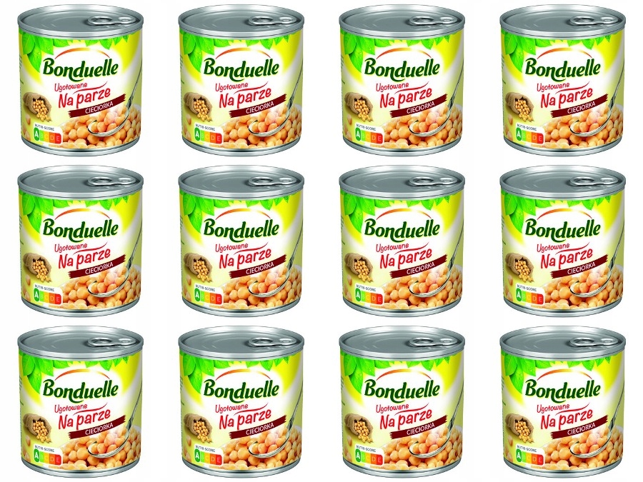 Levně 12 x 310 g Bonduelle Cizrna vařená v páře Svařovací