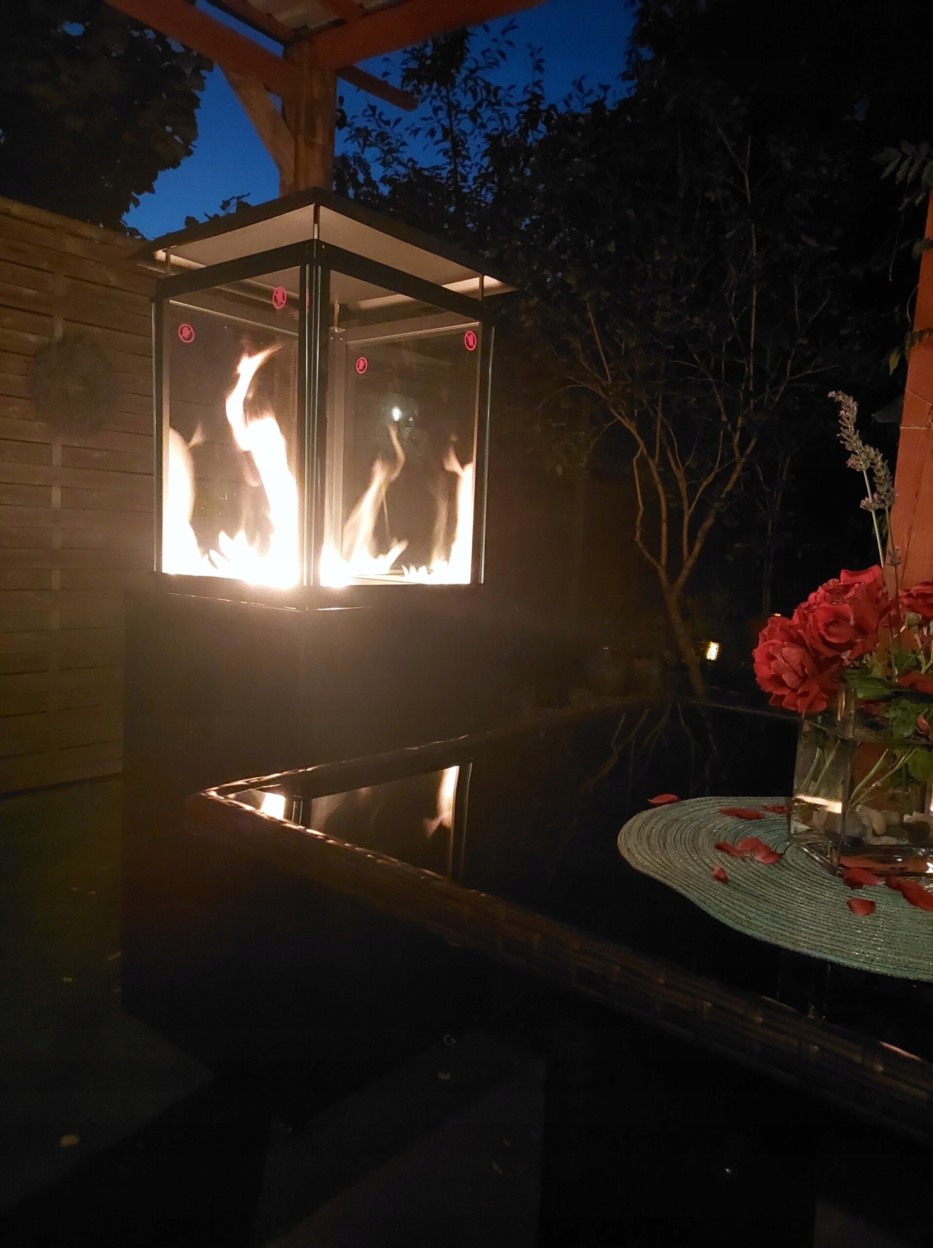 PARASOL GRZEWCZY KOMINEK TARASOWY OGRZEWACZ GAZOWY OGRÓD BALKON TARAS Maks. szerokość 46.9 cm