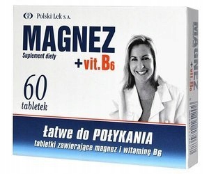 

Magnez Vit B6, łatwe do połykania 60TABLETEK