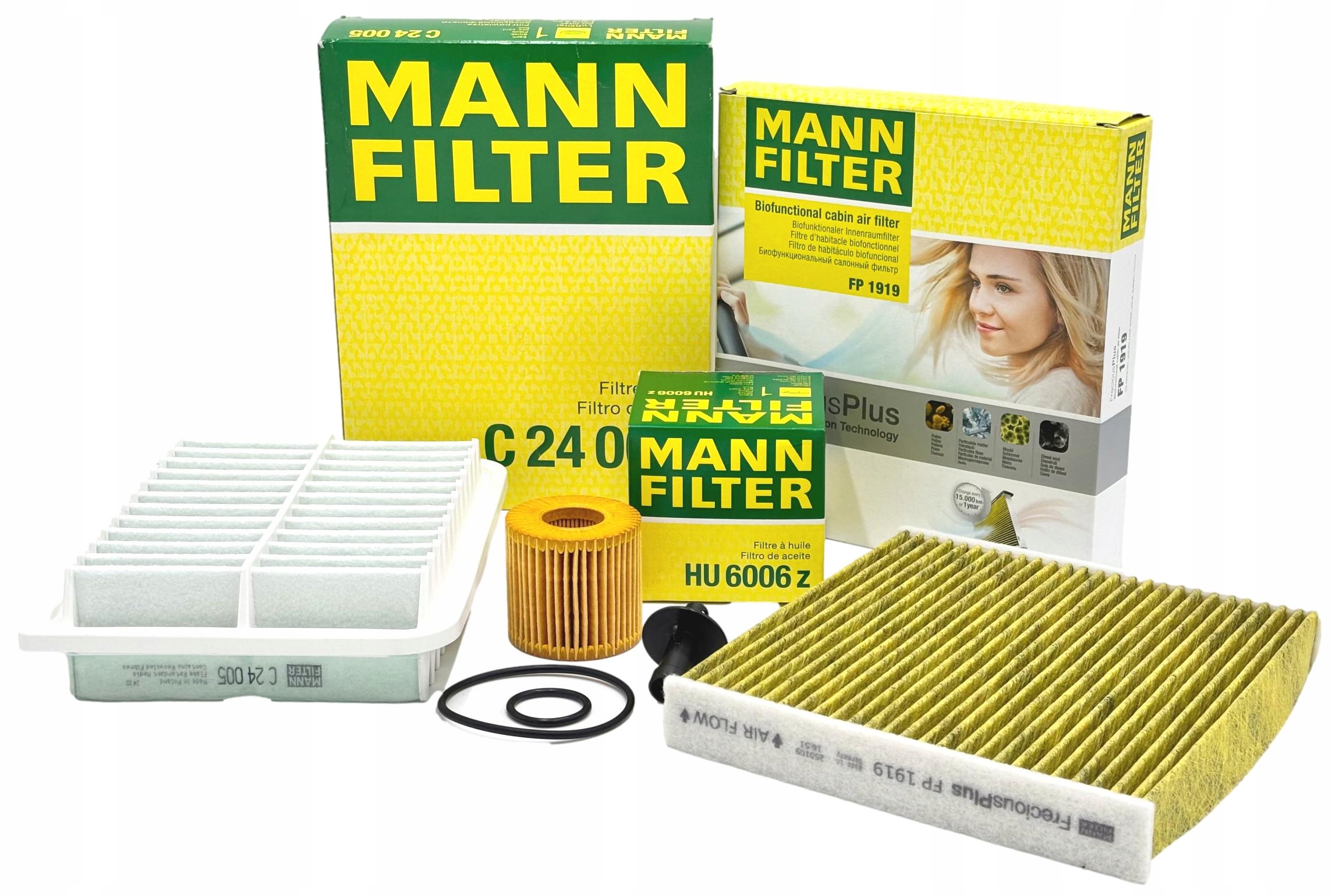 Mann Sada Filtrů Toyota Avensis T27 III 09-18 1.6 132 Km 1.8 147 Km