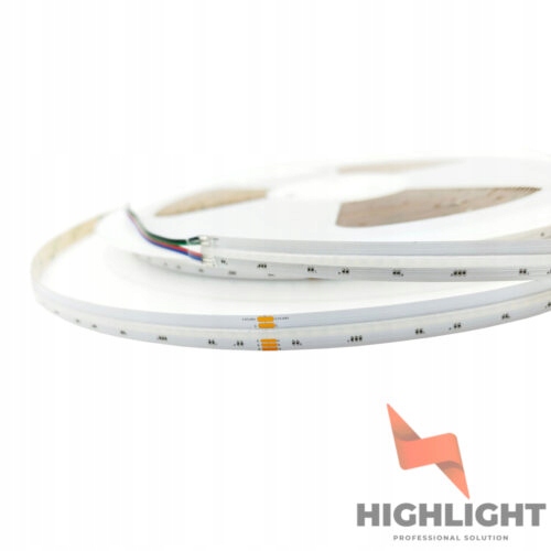 20 m Led pásik Cob Rgb+nw 48V CRI90 Pásik Neon 16W 896 LED/m Neutrálny 4000k