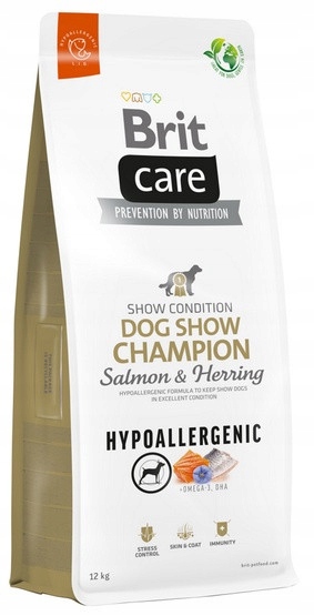 Levně Brit Care Hypoallergenic Dog Show Champion Salmon & Herring 12 kg