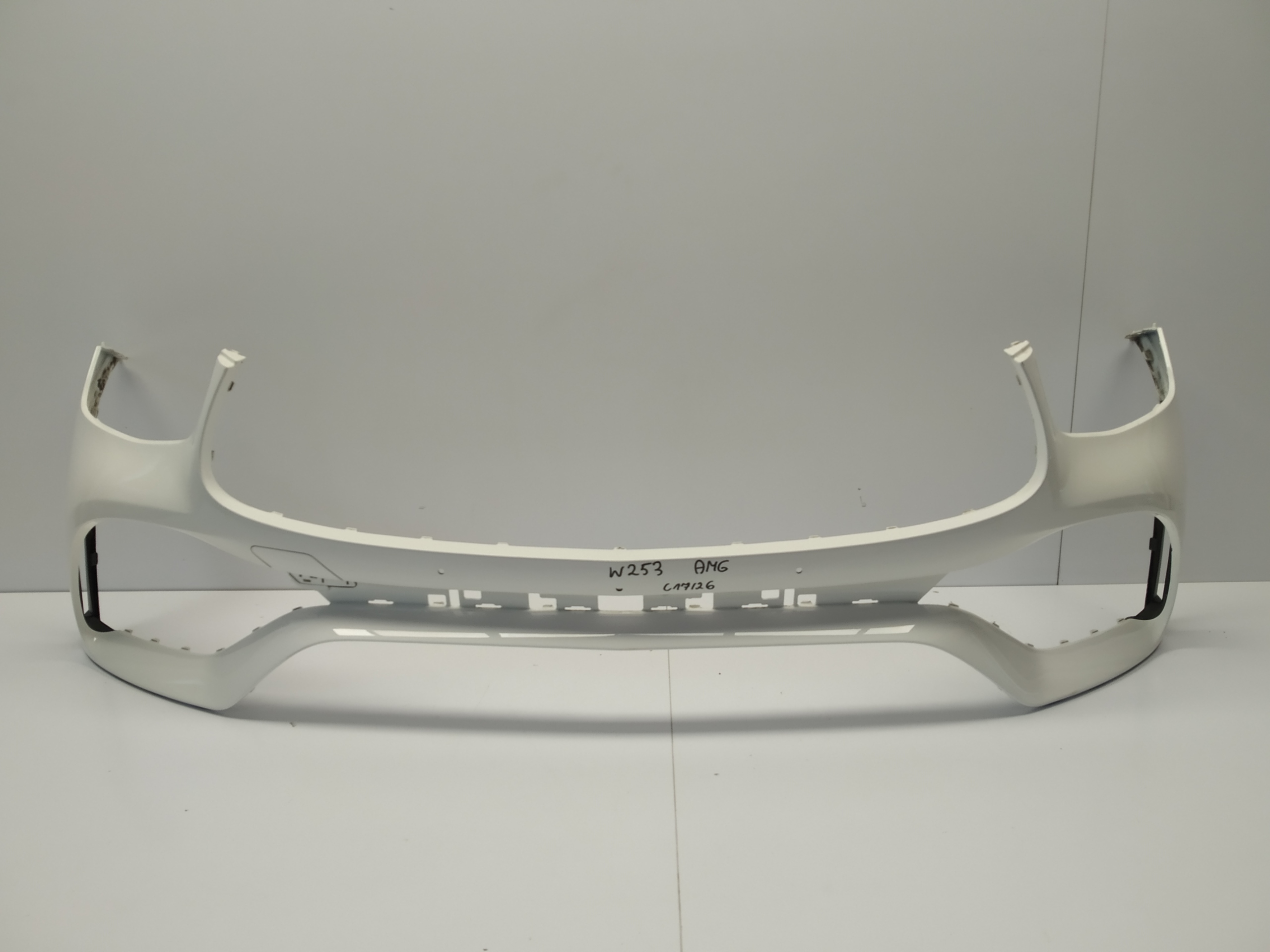 2019r- Mercedes GLC W253 lift AMG bumper front original Bialy