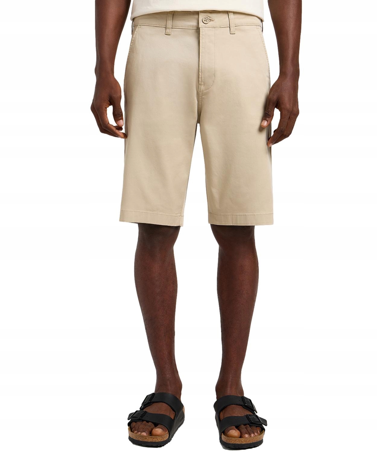 Šortky Lee Regular Chino Short 112349200 Stone W 31