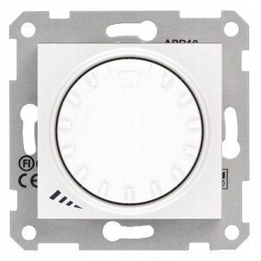 Stmievač s funkciou schodiskového spojovacieho prvku Rl 40-1000W 60-600W biely Sedna Sd