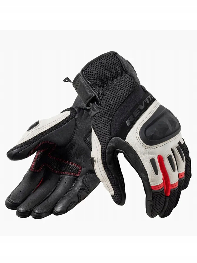 Rękawice motocyklowe Rev’it! Dirt 4 czarno-czerwone r M