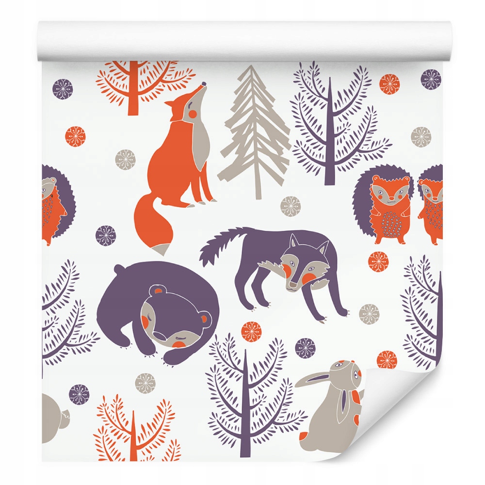 Tapeta pro děti lesní zvířata /90758813