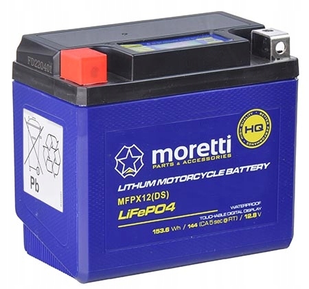 Аккумулятор Moretti LiFePO4 MFPX12 YTX12 12V 12Ah