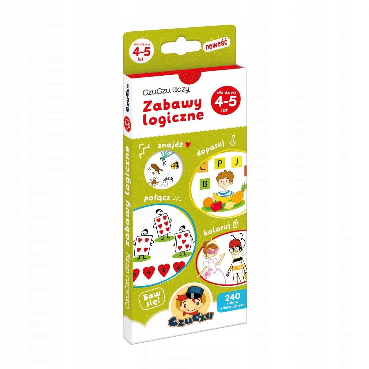 Edukacyjna Książeczka Dla Dzieci ZABAWY LOGICZNE